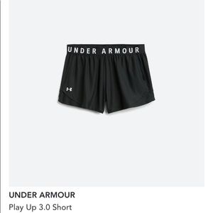 Under Armour, size 3x, black with white logo